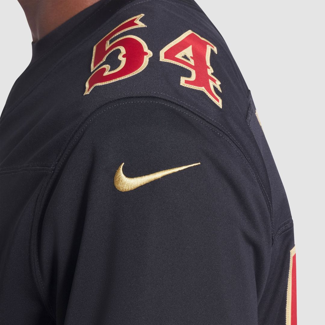 Men's San Francisco 49ers Fred Warner Nike Black Rivalries product image 8