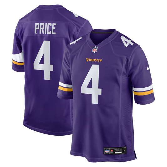 Men's Minnesota Vikings Myles Price Nike Purple Team Game product image 1