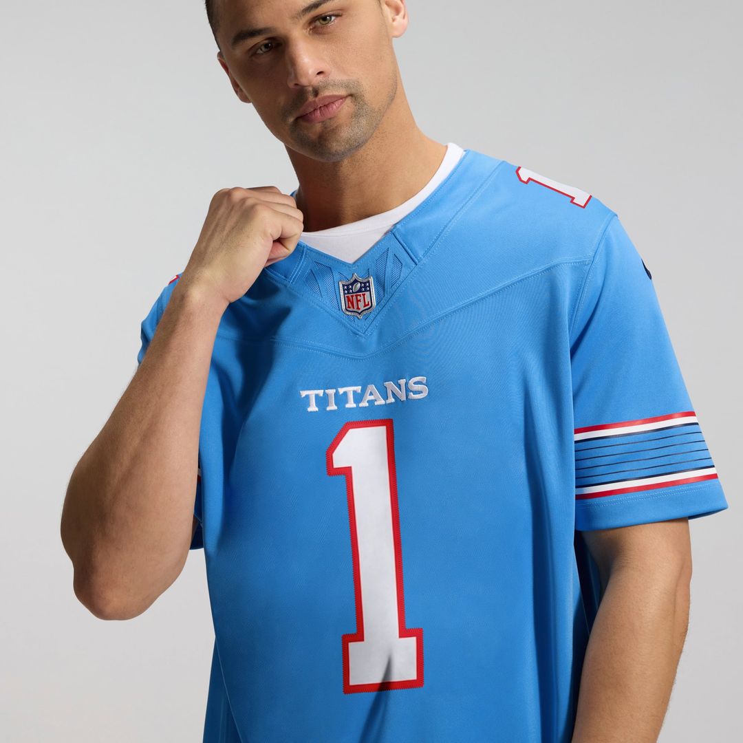 Men's Tennessee Titans Cameron Ward Nike Light Blue Team product image 22