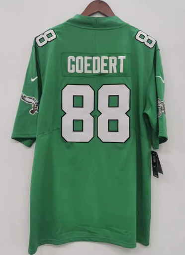 Dallas Goedert Philadelphia Eagles NFL Nike Jersey Kelly Green product image 1, provided for visual reference and product
