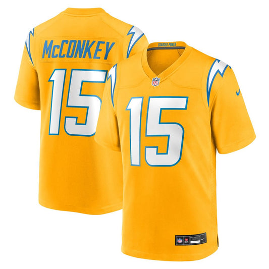Men's Los Angeles Chargers Ladd McConkey Nike Gold product image 1