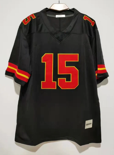 Patrick Mahomes Kansas City Chiefs Jersey black Classic Authentics product image 2, provided for visual reference and
