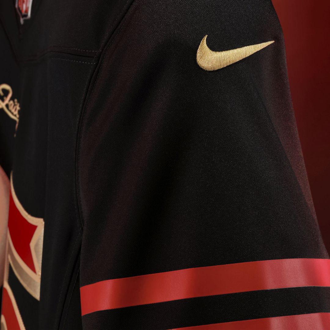 Men's San Francisco 49ers Kyle Juszczyk Nike Black product image 12