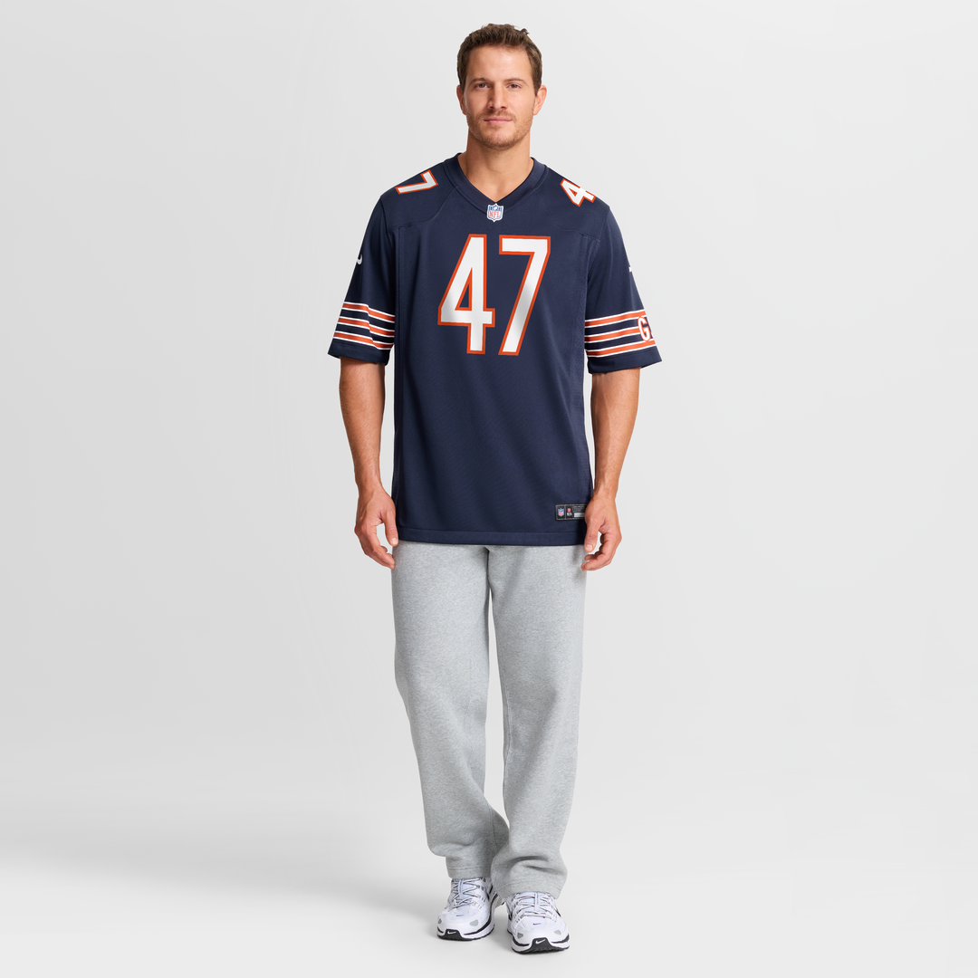 Men's Chicago Bears Ruben Hyppolite II Nike Navy Team Game product image 2