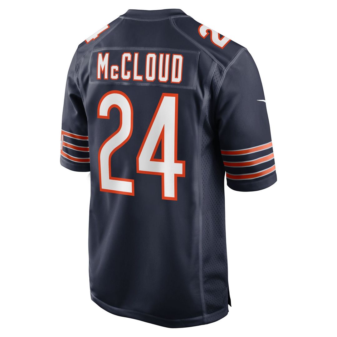Men's Chicago Bears Nick McCloud Nike Navy Team Game Jersey product image 3