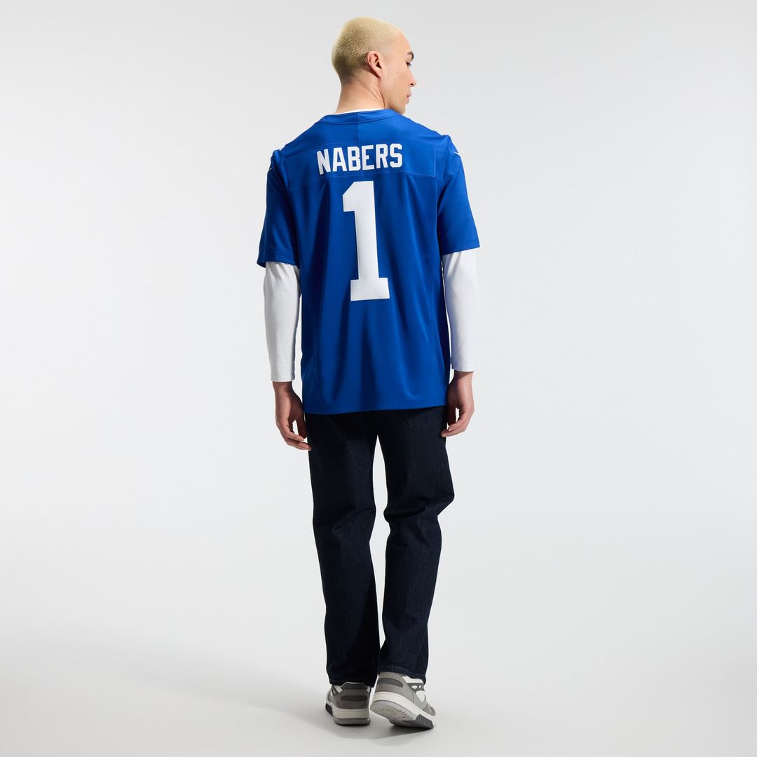 Men's New York Giants Malik Nabers Nike Royal Team Vapor product image 5