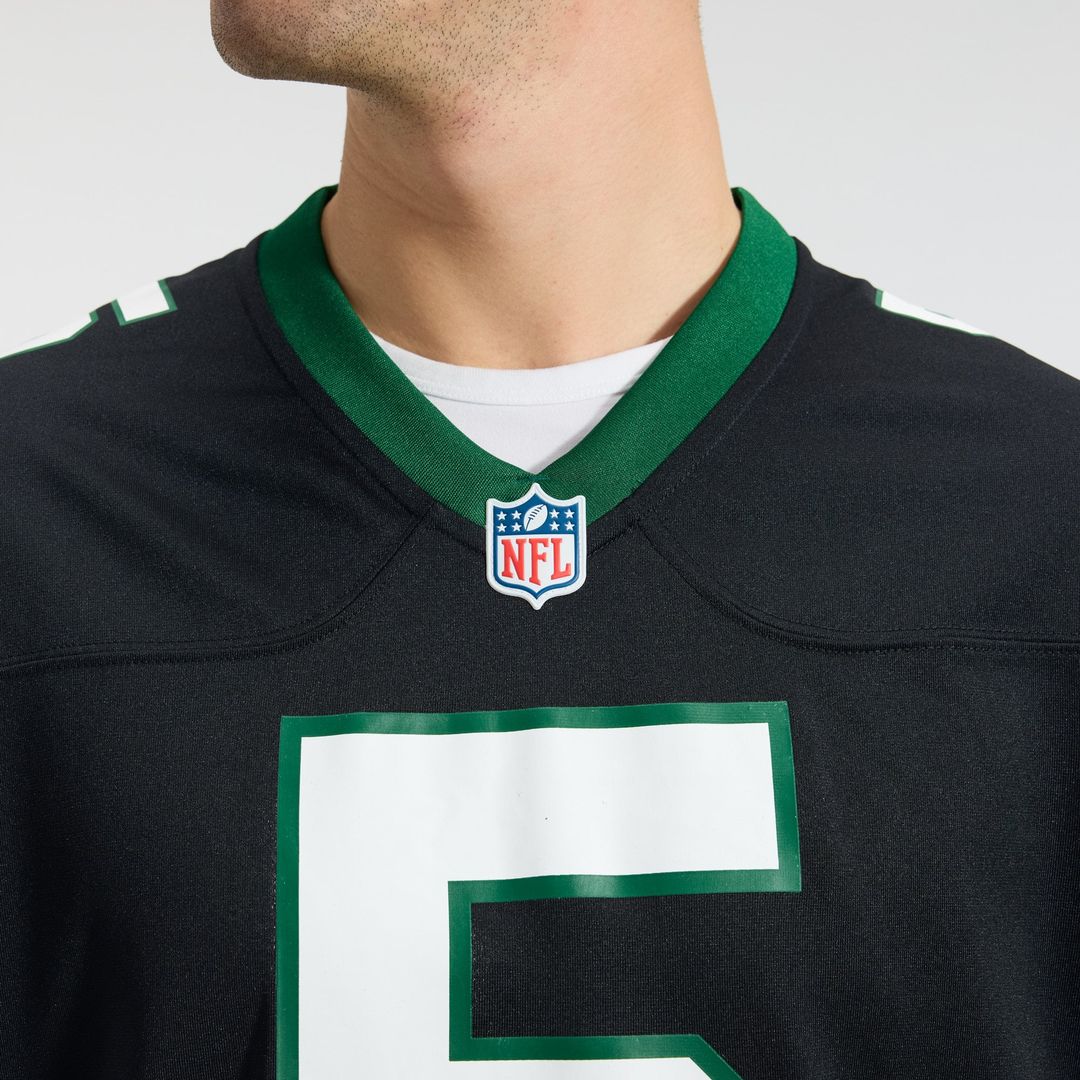 Men's New York Jets Garrett Wilson Nike Legacy Black product image 9
