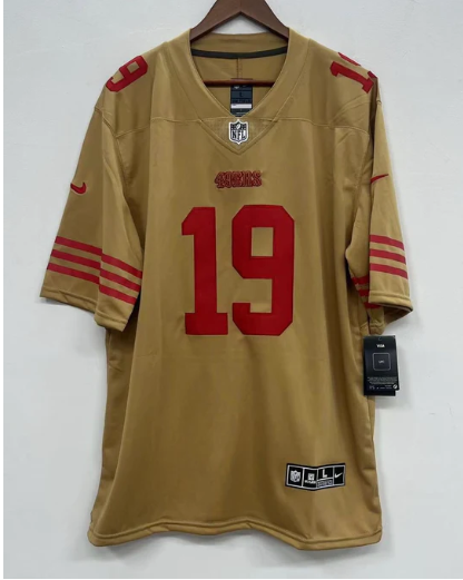 Deebo Samuel San Francisco 49ers Jersey gold product image 2, provided for visual reference and product detail review