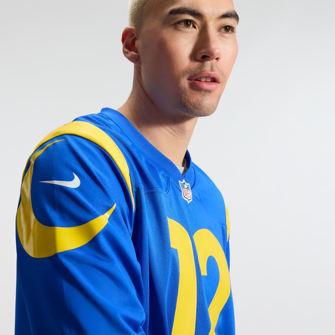 Men's Los Angeles Rams Puka Nacua Nike White Game Player product image 16