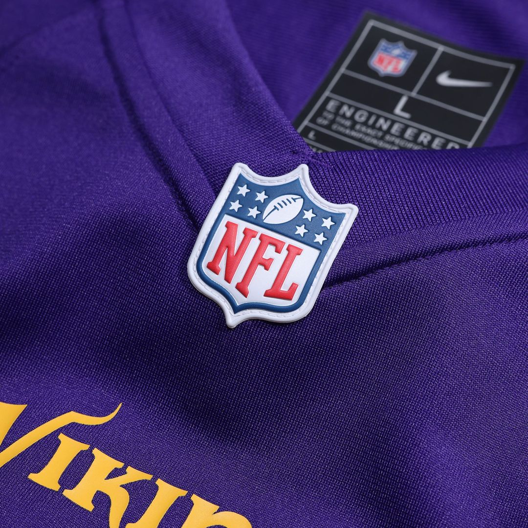 Men's Minnesota Vikings Jaren Hall Nike Purple Game Jersey product image 4
