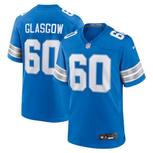 Men's Detroit Lions Graham Glasgow Nike Blue Team Game product image 1