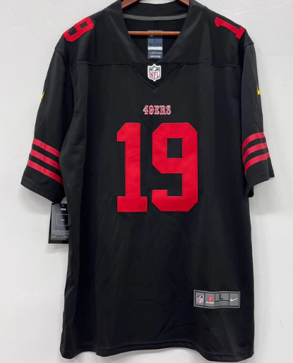 Deebo Samuel San Francisco 49ers Jersey black product image 2, provided for visual reference and product detail review