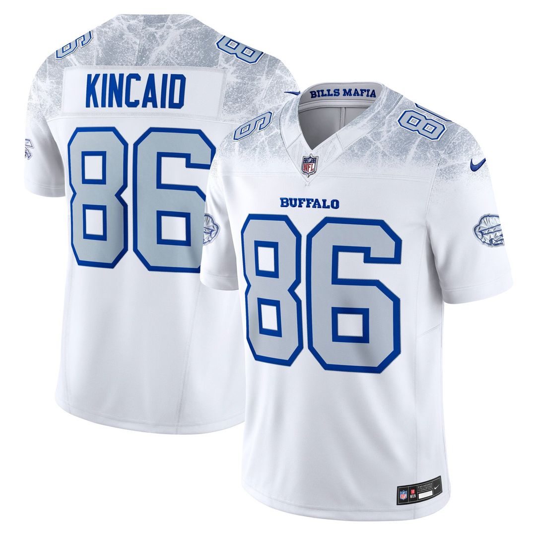 Men's Buffalo Bills Dalton Kincaid Nike White Rivalries product image 1