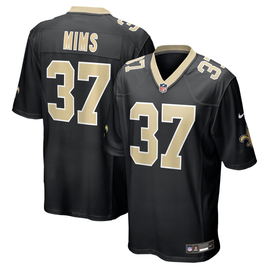 Men's New Orleans Saints Jordan Mims Nike Black Team Game product image 1