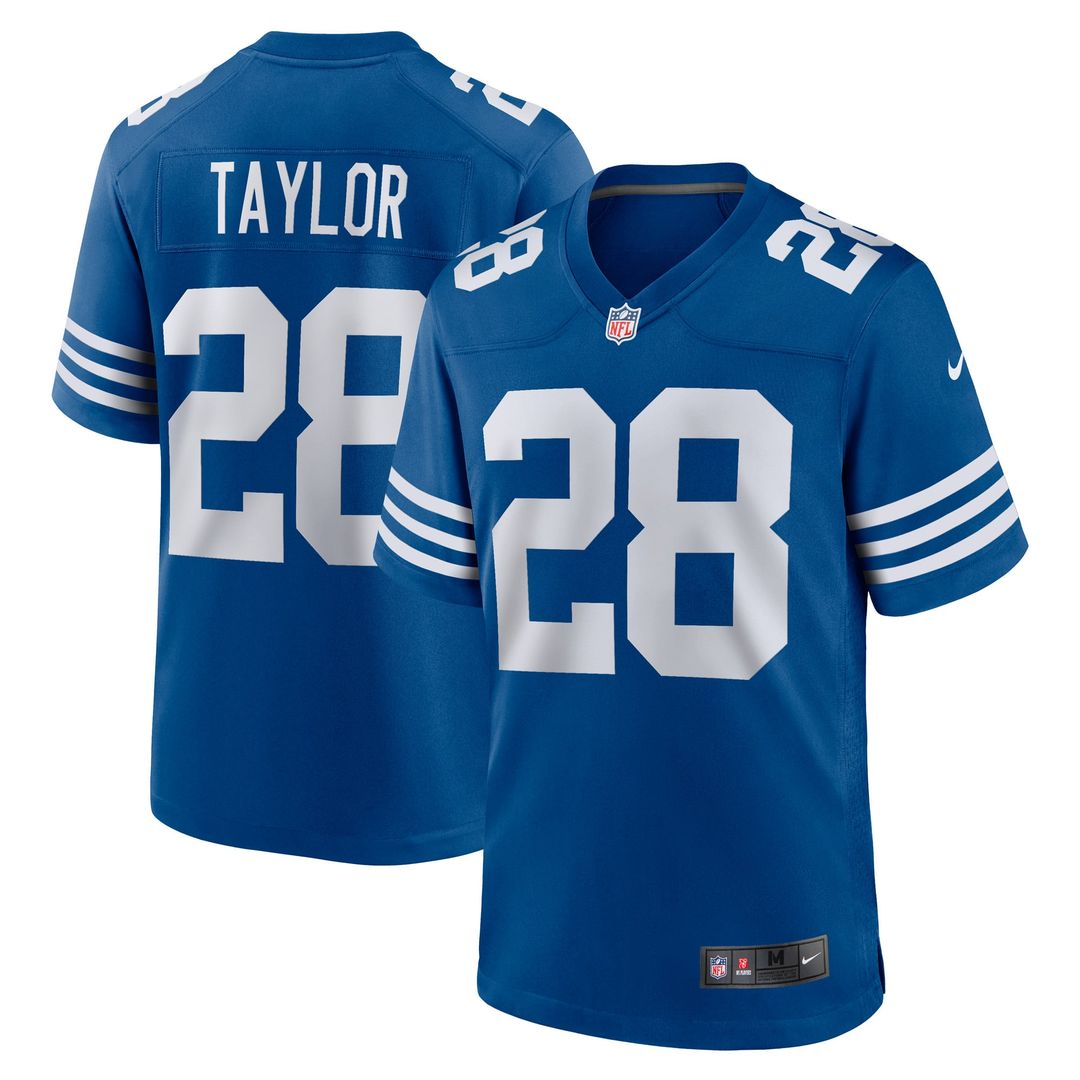 Men's Indianapolis Colts Jonathan Taylor Nike White Player product image 7