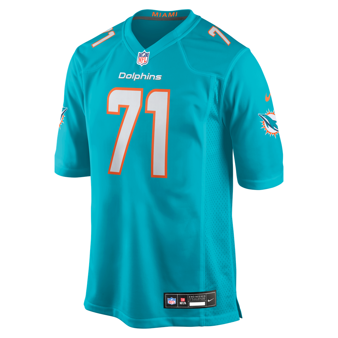 Men's Miami Dolphins Kion Smith Nike Aqua Game Jersey product image 2