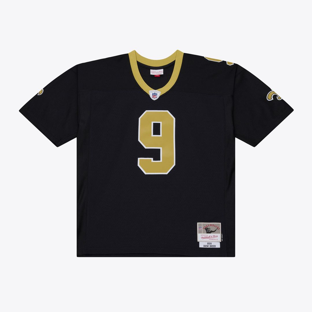 Men's New Orleans Saints Drew Brees Mitchell & Ness Black product image 1