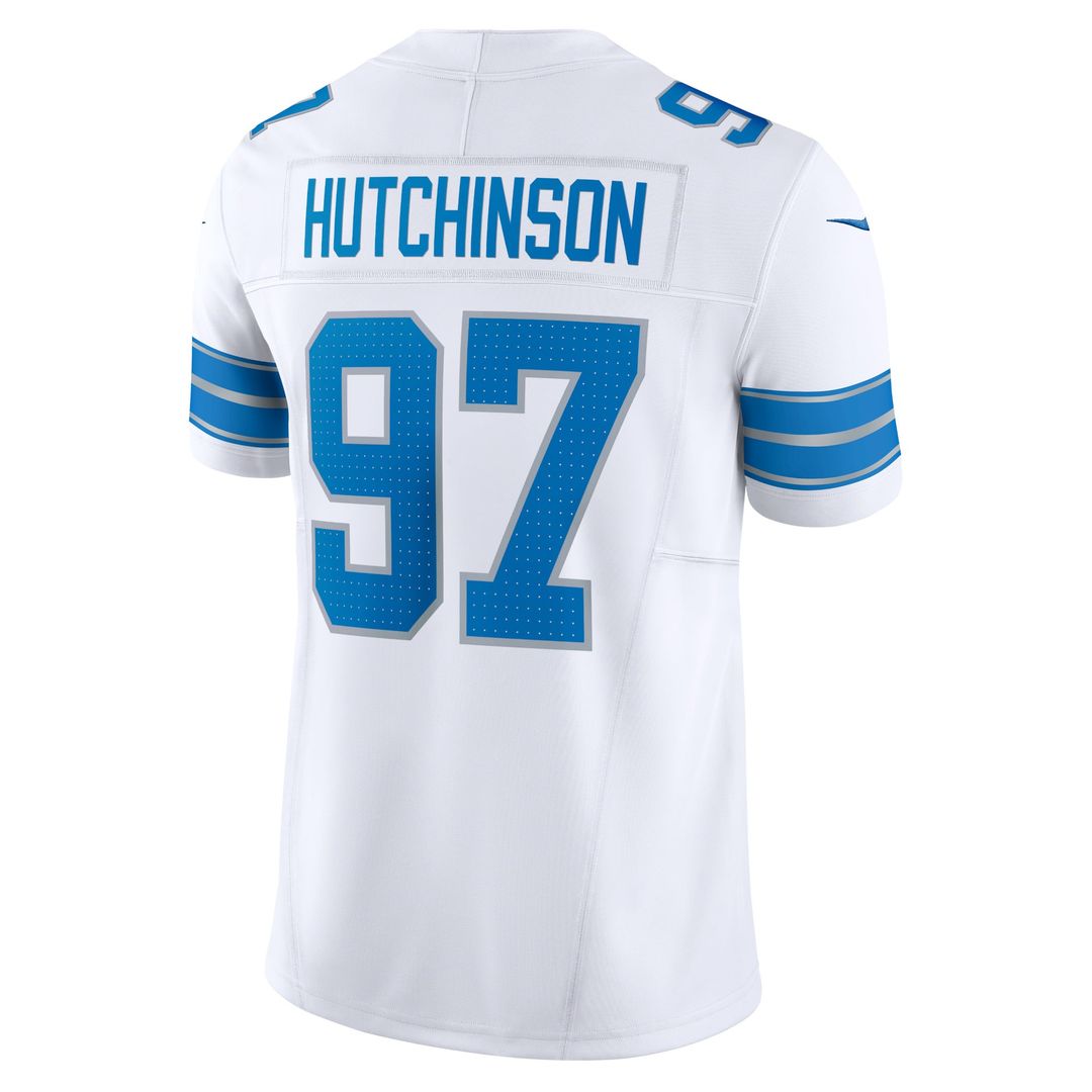 Men's Detroit Lions Aidan Hutchinson Nike Blue Vapor product image 9