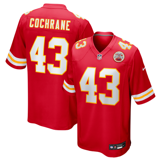 Men's Kansas City Chiefs Jack Cochrane Nike Red Game Player product image 1