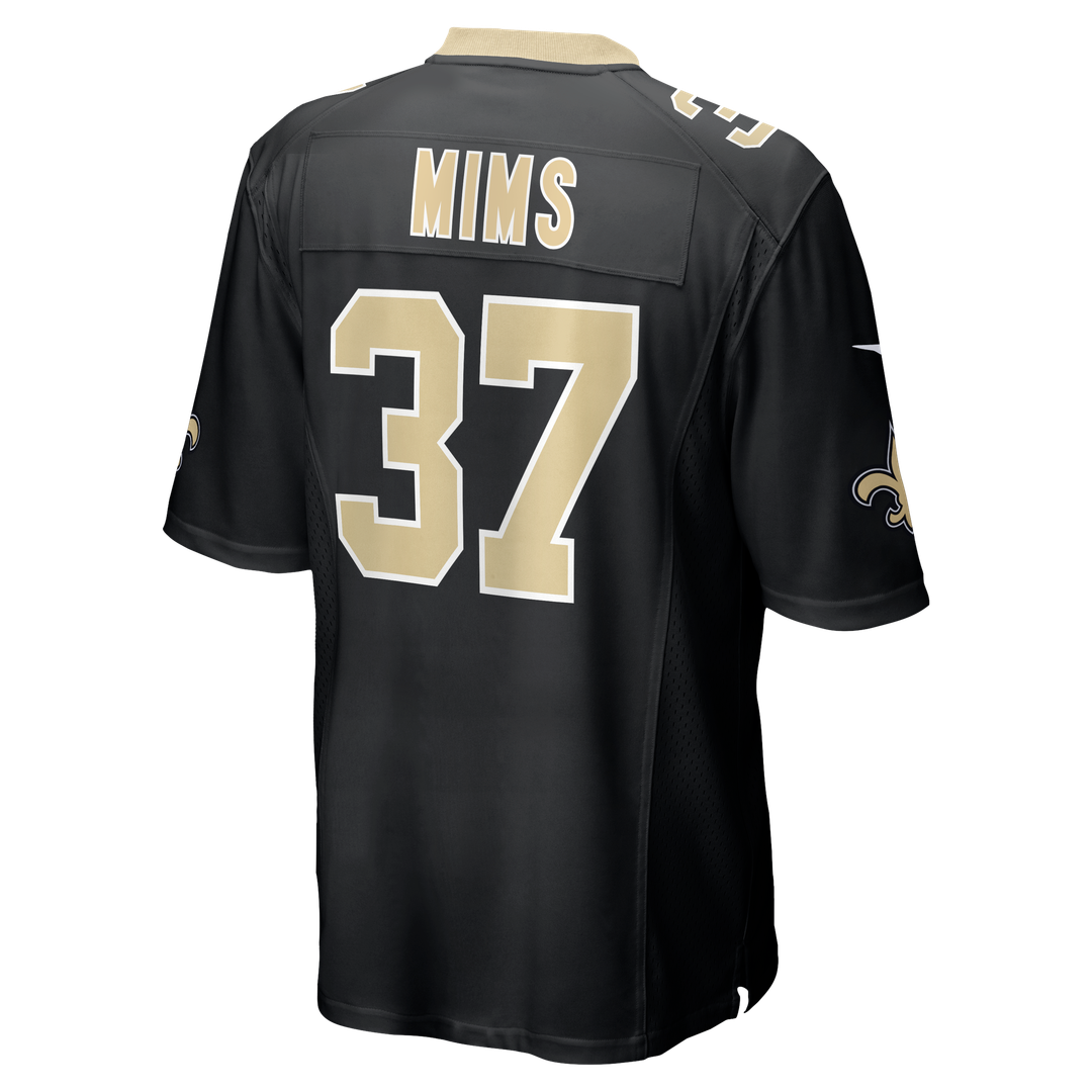 Men's New Orleans Saints Jordan Mims Nike Black Team Game product image 3