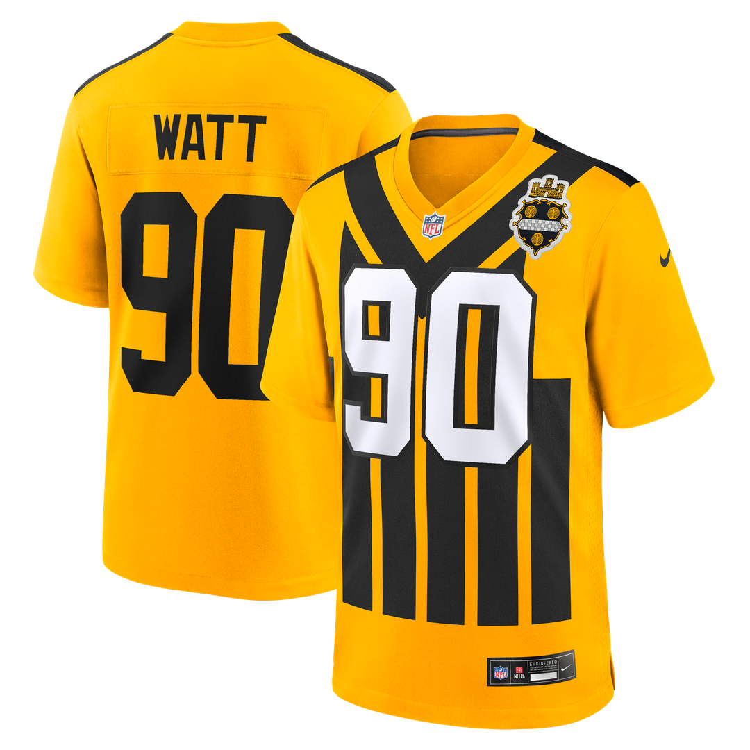 Men's Pittsburgh Steelers T.J. Watt Nike Black Game Jersey product image 17