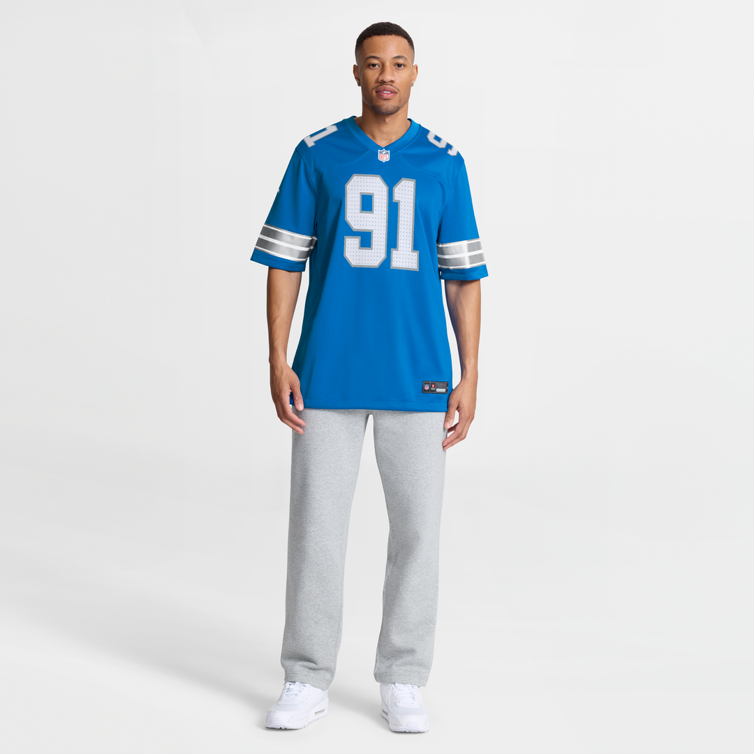Men's Detroit Lions Tyleik Williams Nike Blue Team Game product image 7