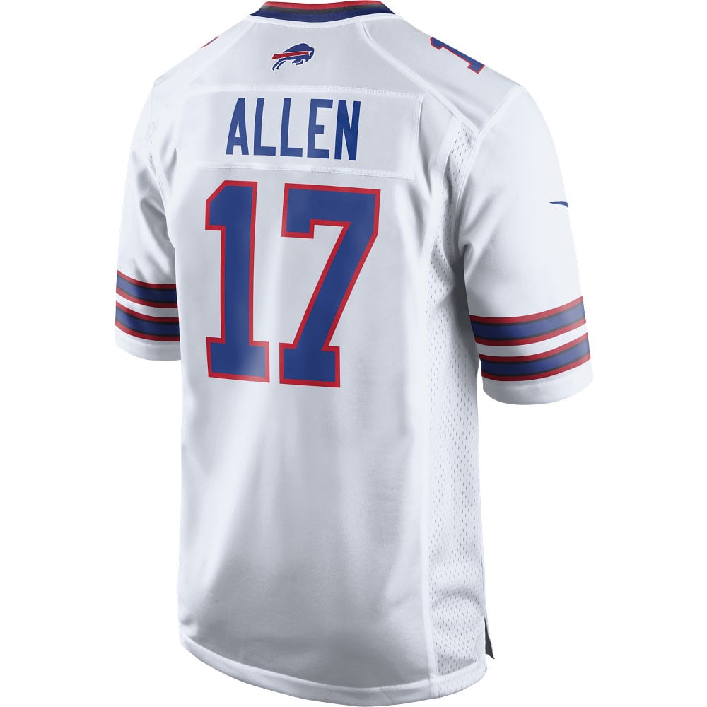 Men's Buffalo Bills Josh Allen Nike White Game Player Jersey product image 11