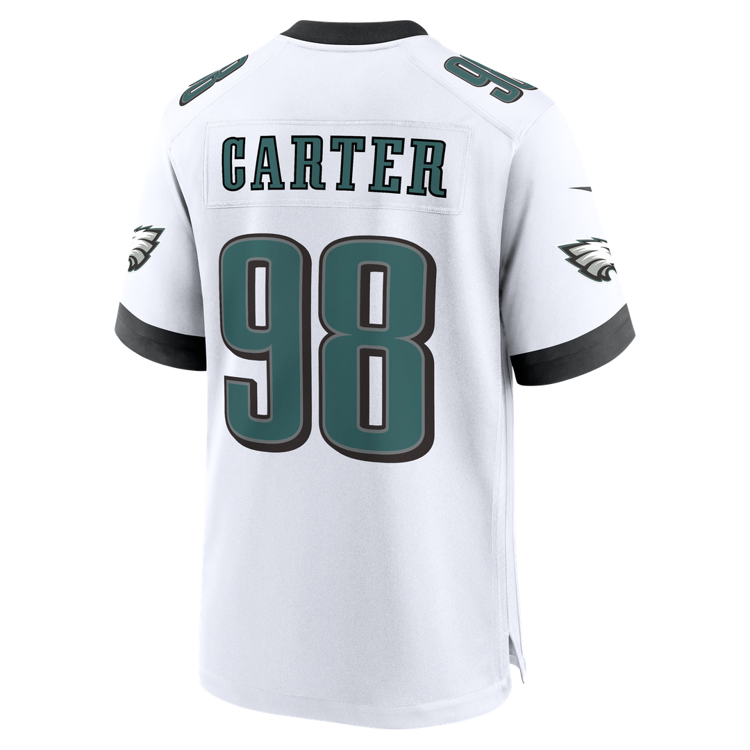 Men's Philadelphia Eagles Jalen Carter Nike White Game product image 3