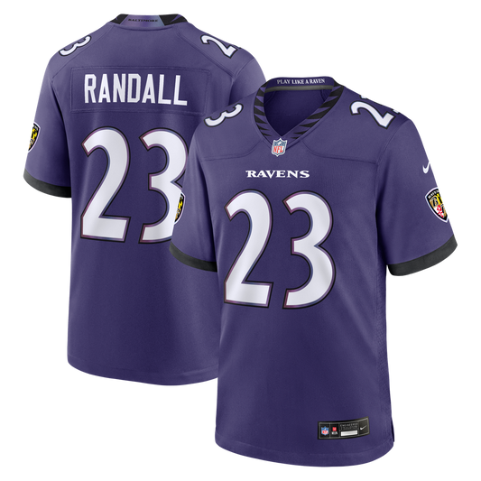 Men's Baltimore Ravens Adam Randall Nike Purple Team Game product image 1