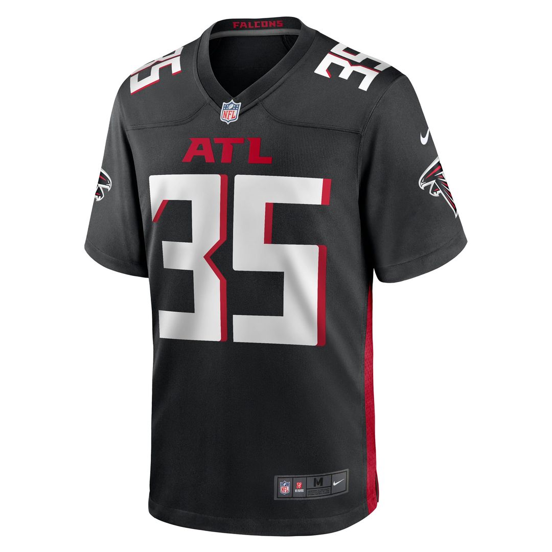 Men's Atlanta Falcons Natrone Brooks Nike Black Team Game product image 2