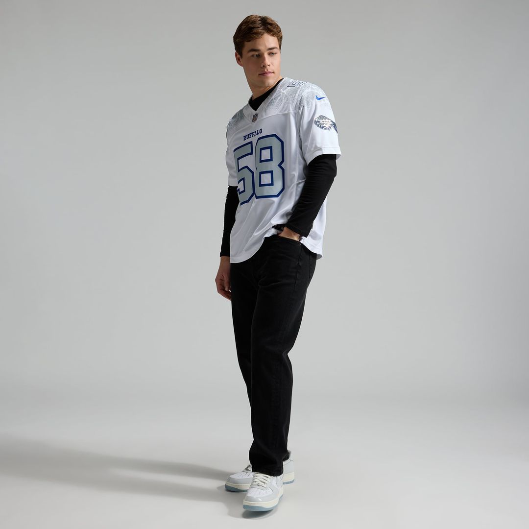 Men's Buffalo Bills Matt Milano Nike White Rivalries product image 4