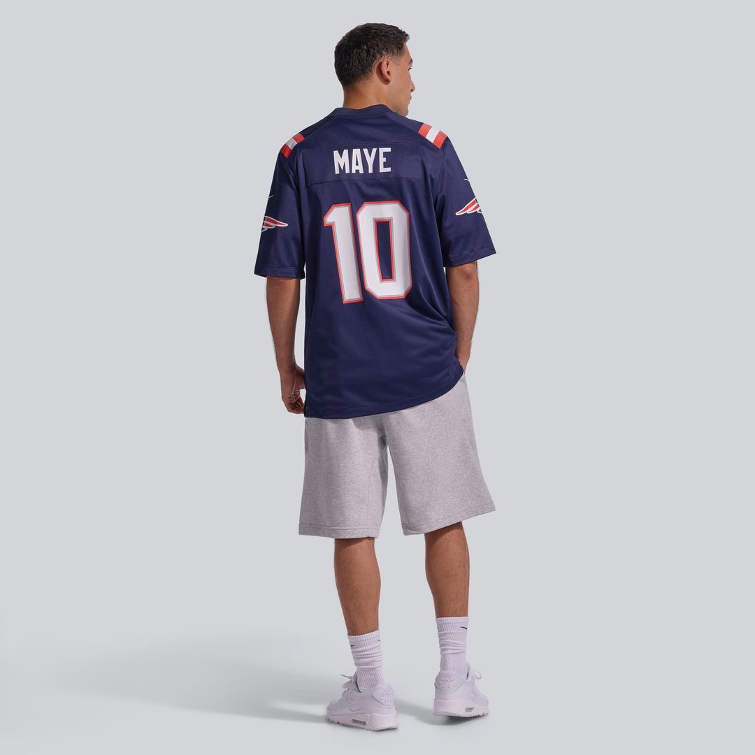 Men's New England Patriots Drake Maye Nike White Player product image 11