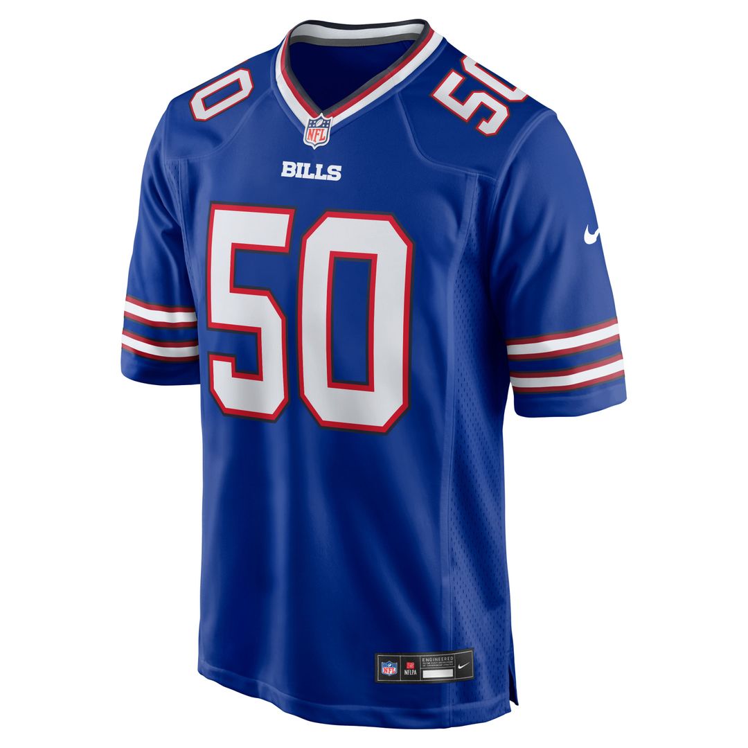 Men's Buffalo Bills Otis Reese Nike Royal Team Game Jersey product image 4