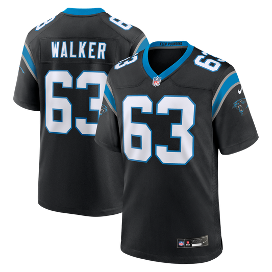 Men's Carolina Panthers Rasheed Walker Nike Black Team Game product image 1