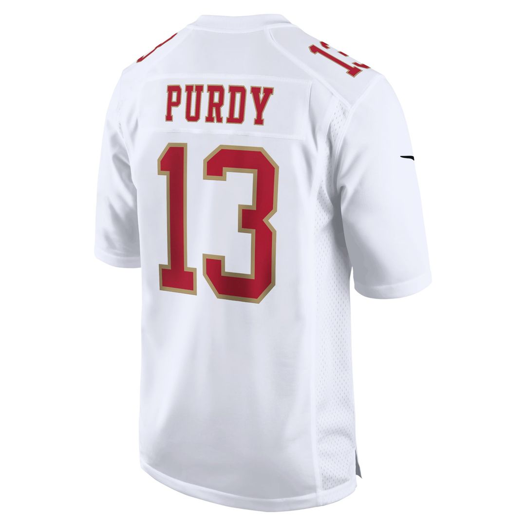 Men's San Francisco 49ers Brock Purdy Nike Tundra White product image 6