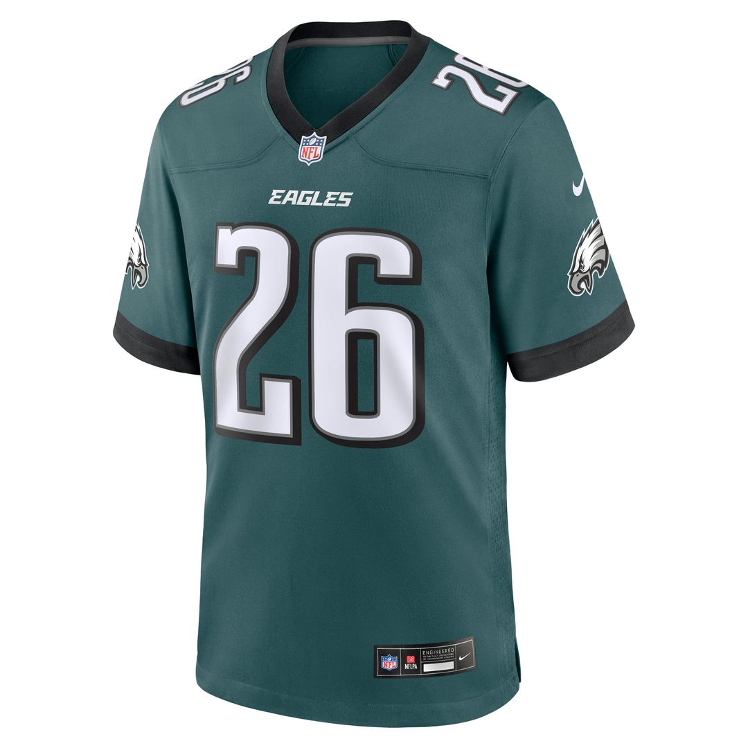 Men's Philadelphia Eagles Saquon Barkley Nike Black product image 14