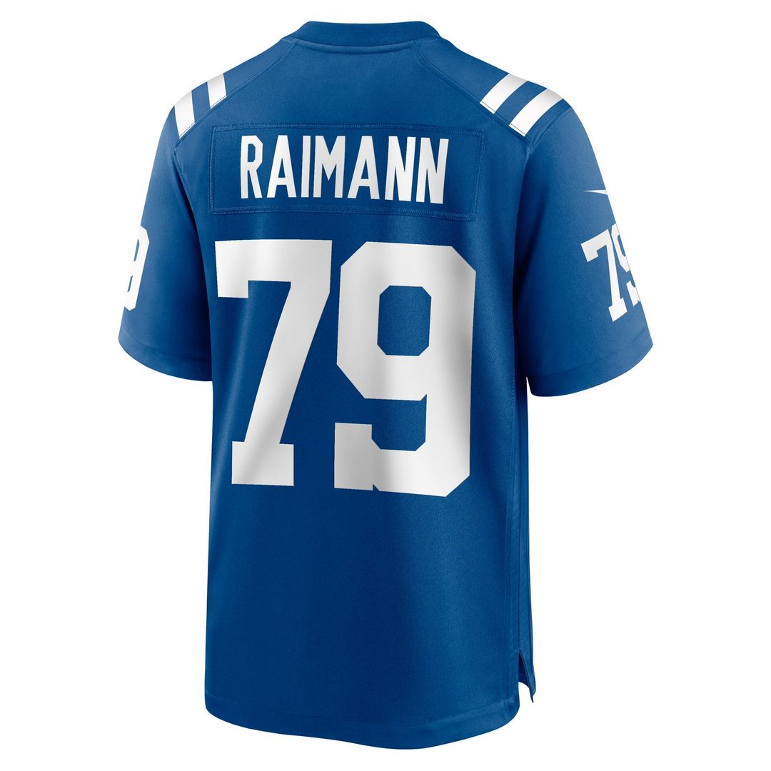 Men's Indianapolis Colts Bernhard Raimann Nike Royal Player product image 2