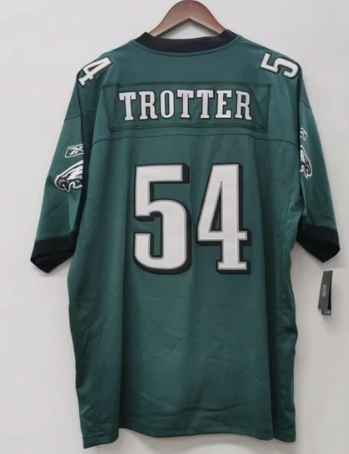 Jeremiah Trotter Sr. Philadelphia Eagles NFL Reebok Jersey product image 1, provided for visual reference and product detail