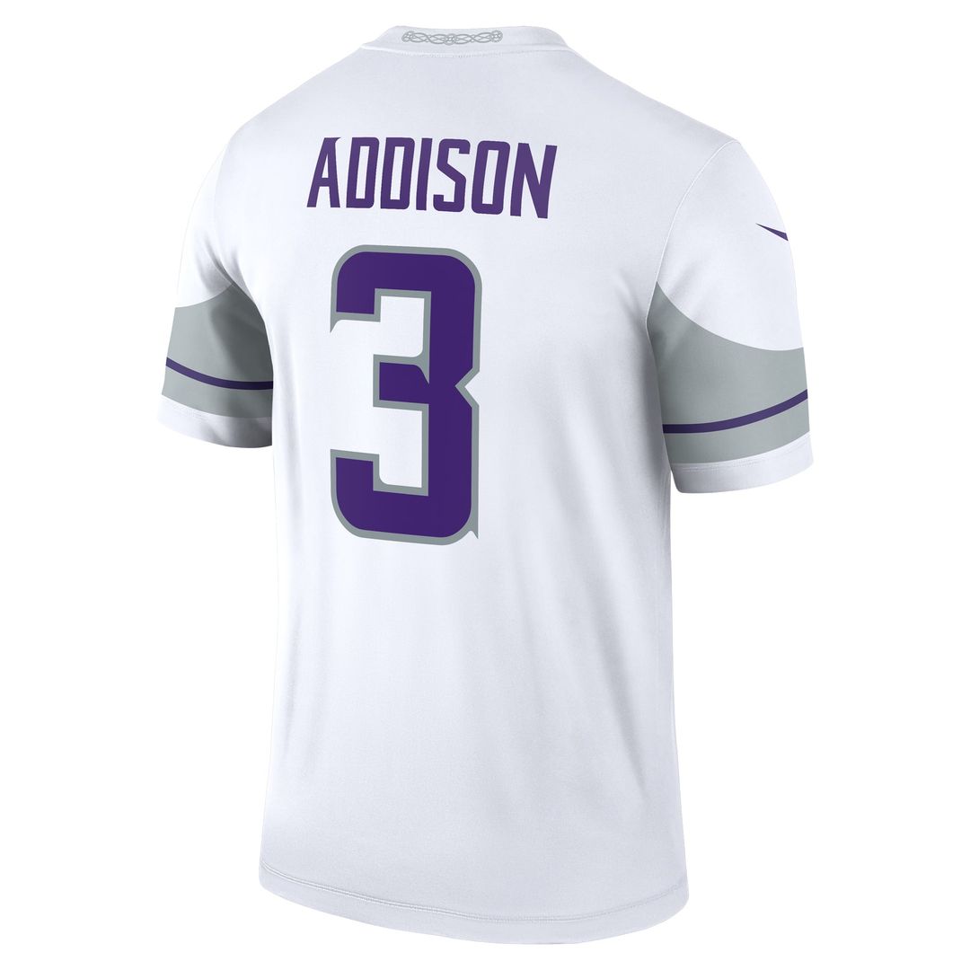 Men's Minnesota Vikings Jordan Addison Nike White Legend product image 3