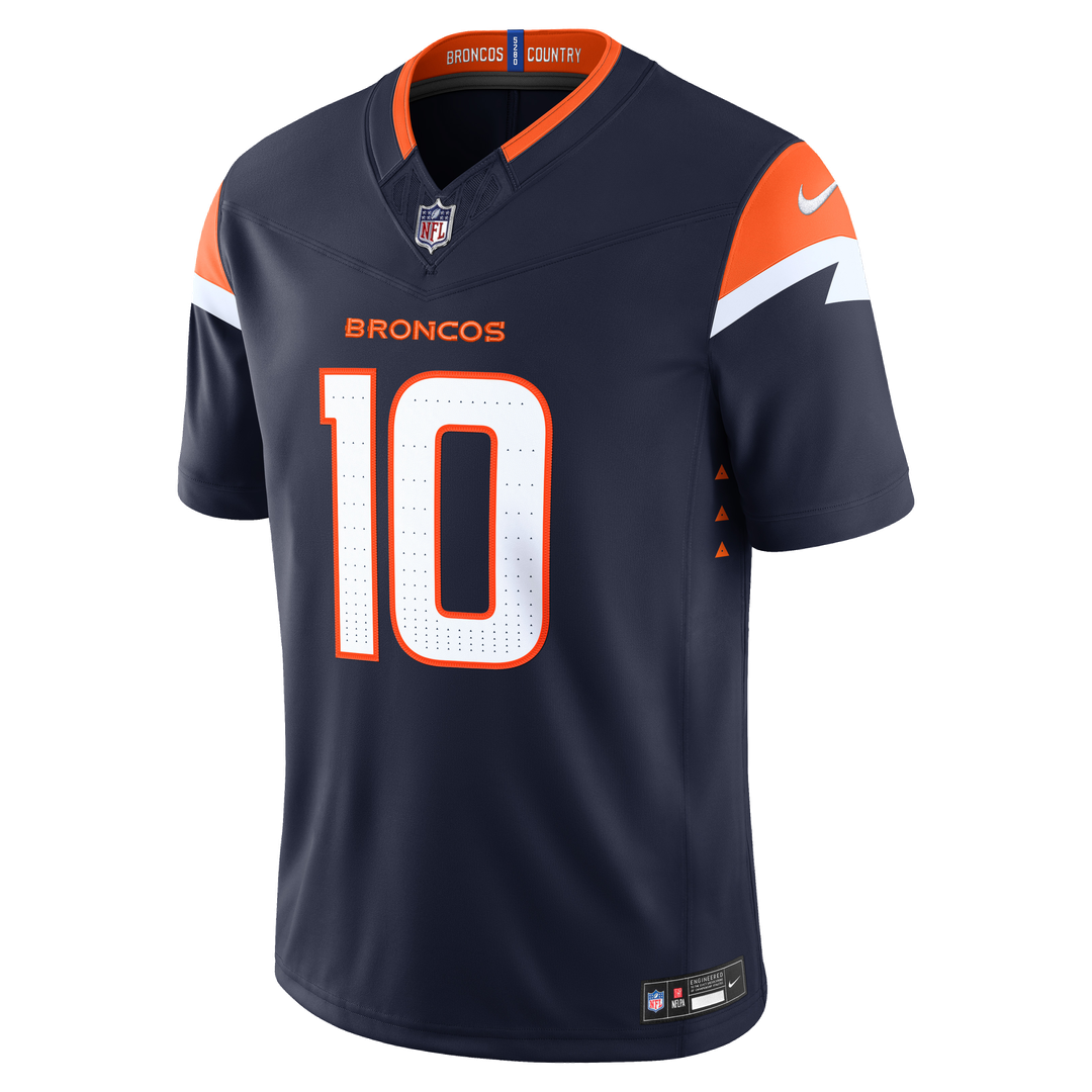 Men's Denver Broncos Bo Nix Nike Orange Alternate Mile High product image 7