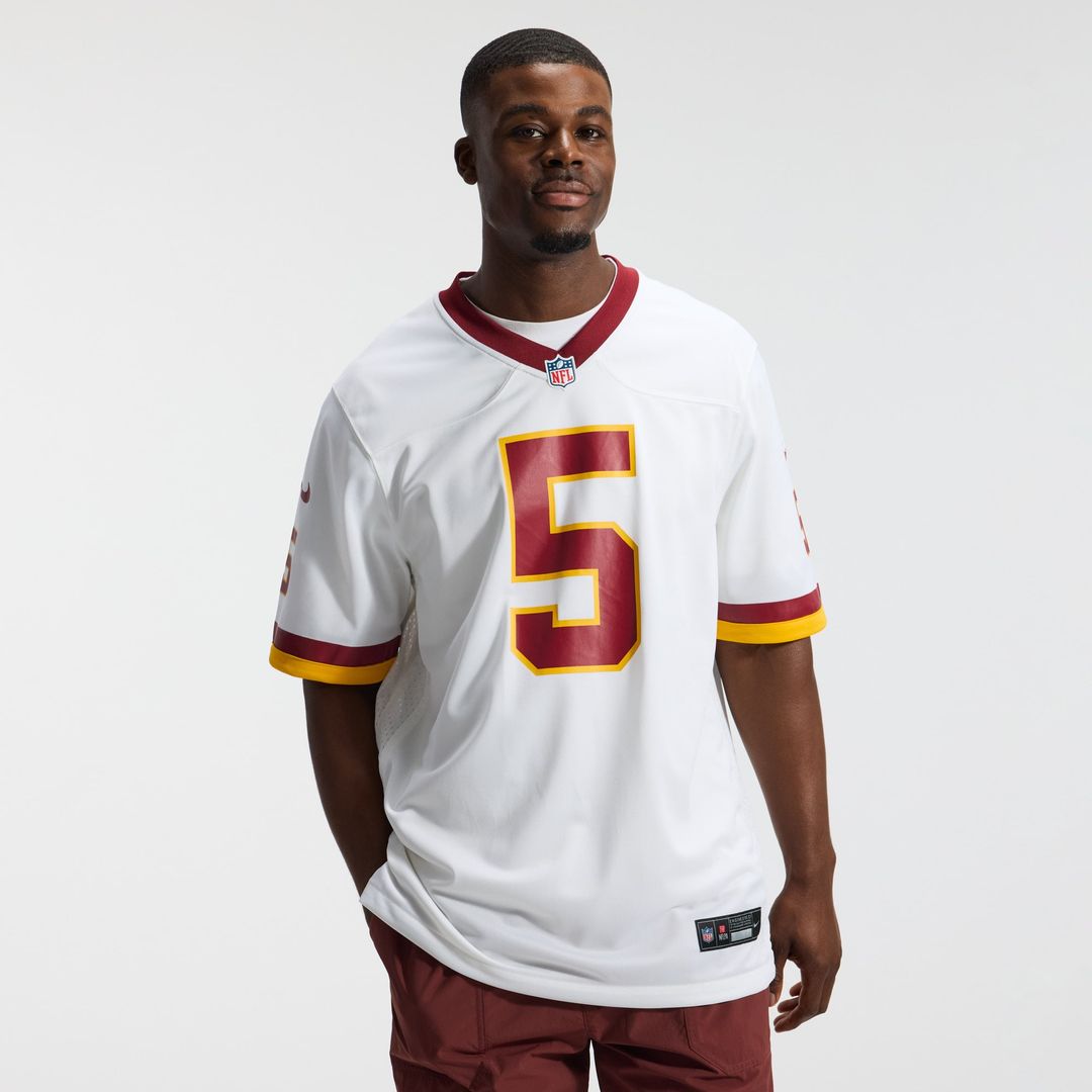 Men's Washington Commanders Jayden Daniels Nike White Game product image 2