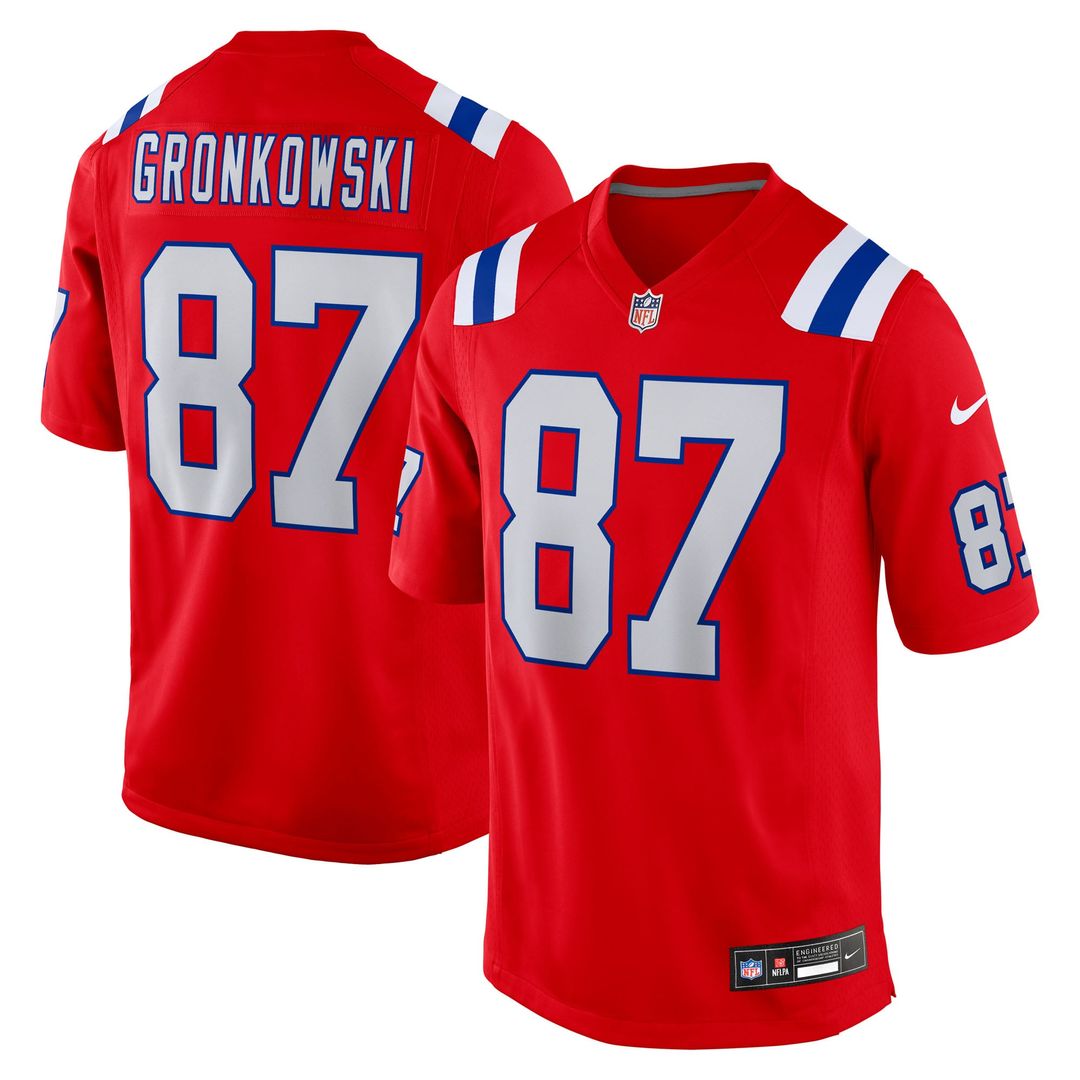 Men's New England Patriots Rob Gronkowski Nike Navy Team product image 13