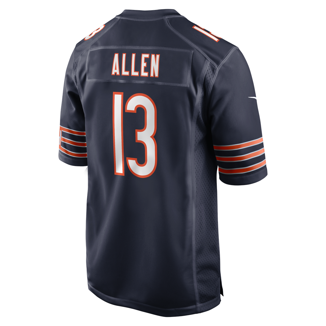 Men's Chicago Bears Keenan Allen Nike Navy Team Game Jersey product image 3