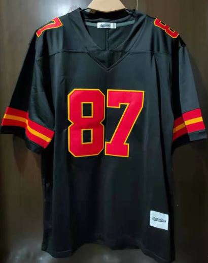 Travis Kelce Kansas City Chiefs Jersey black Classic Authentics product image 2, provided for visual reference and product