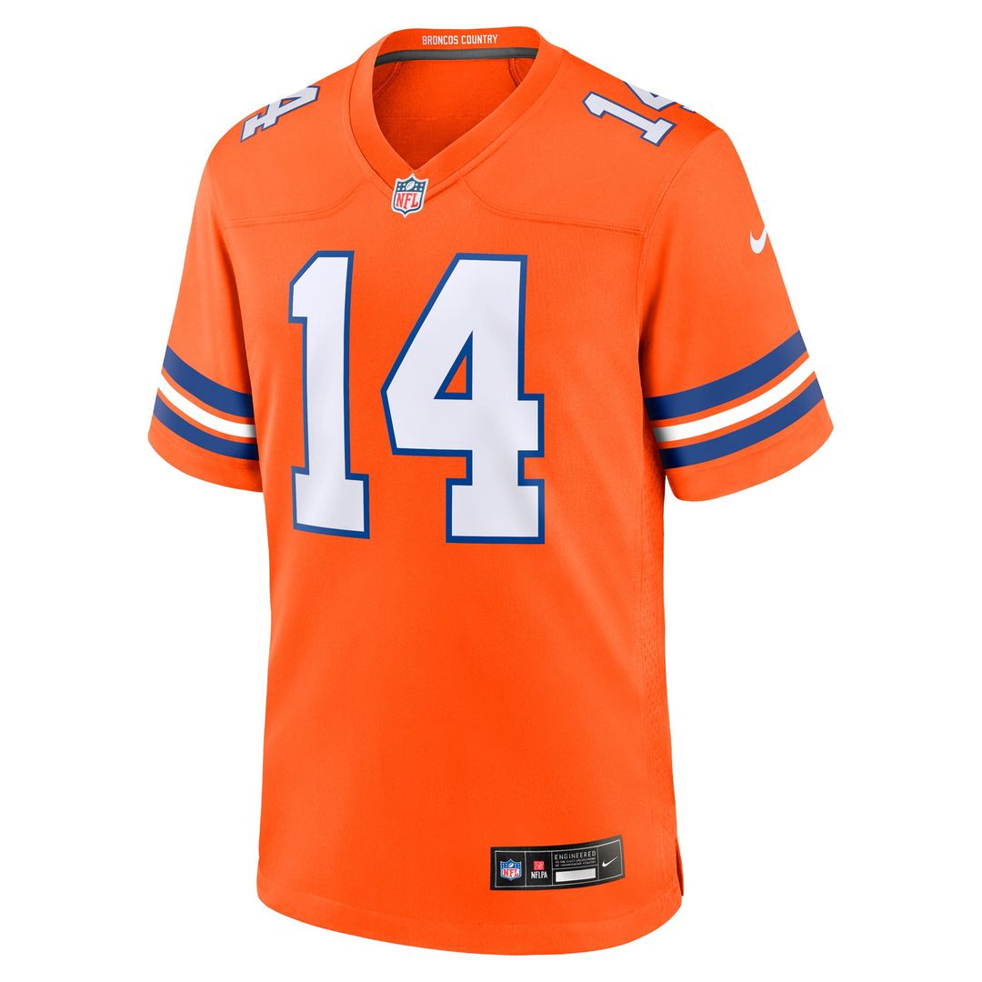 Men's Denver Broncos Courtland Sutton Nike Orange Alternate product image 2