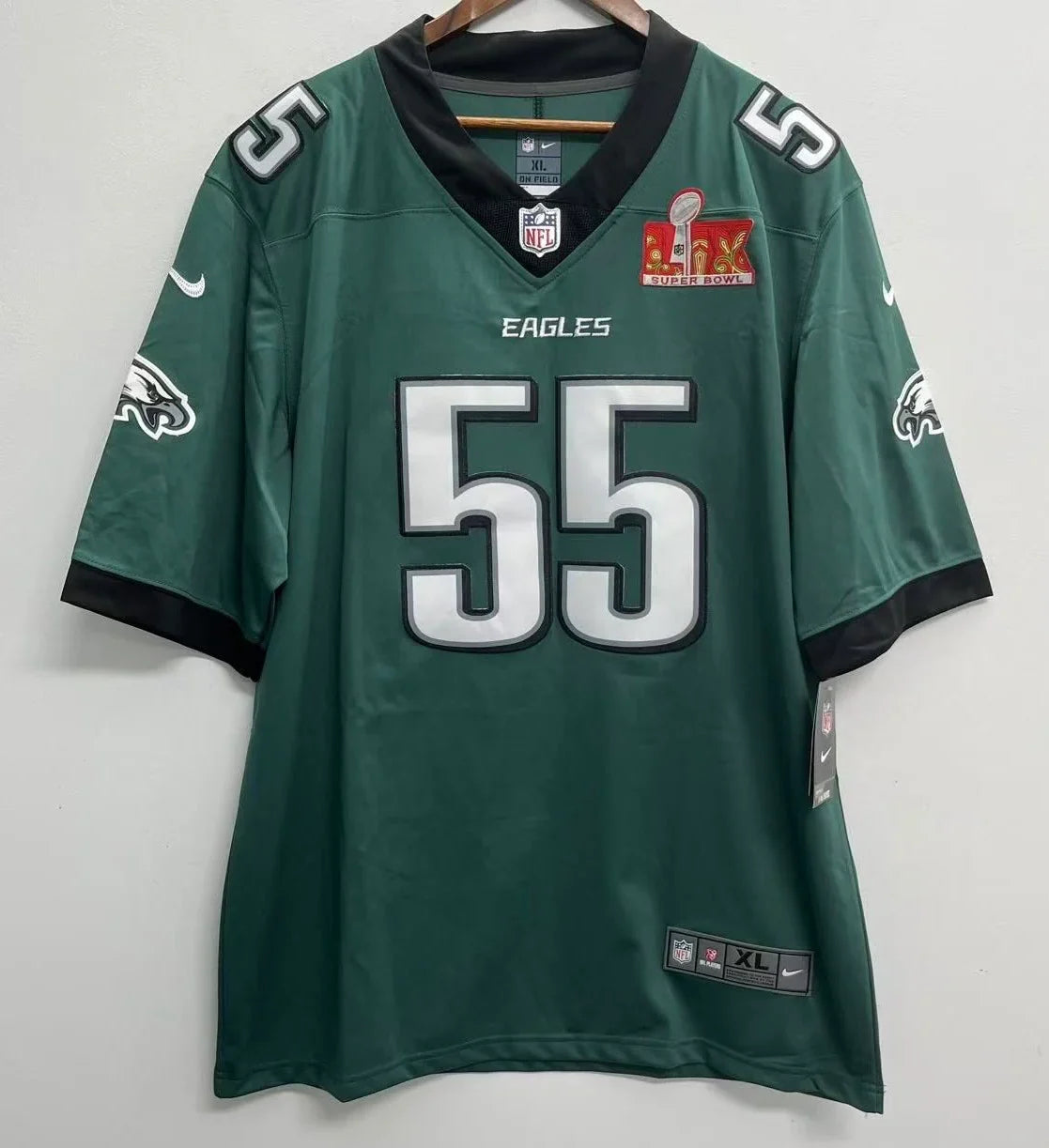 Brandon Graham YOUTH KIDS Philadelphia Eagles Super Bowl LIX jersey Nike product image 2, provided for visual reference and