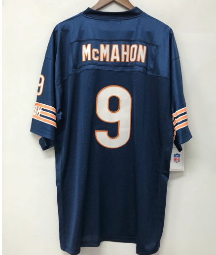 Jim McMahon Mitchell & Ness NFL Chicago Bears Jersey product image 1, provided for visual reference and product detail review