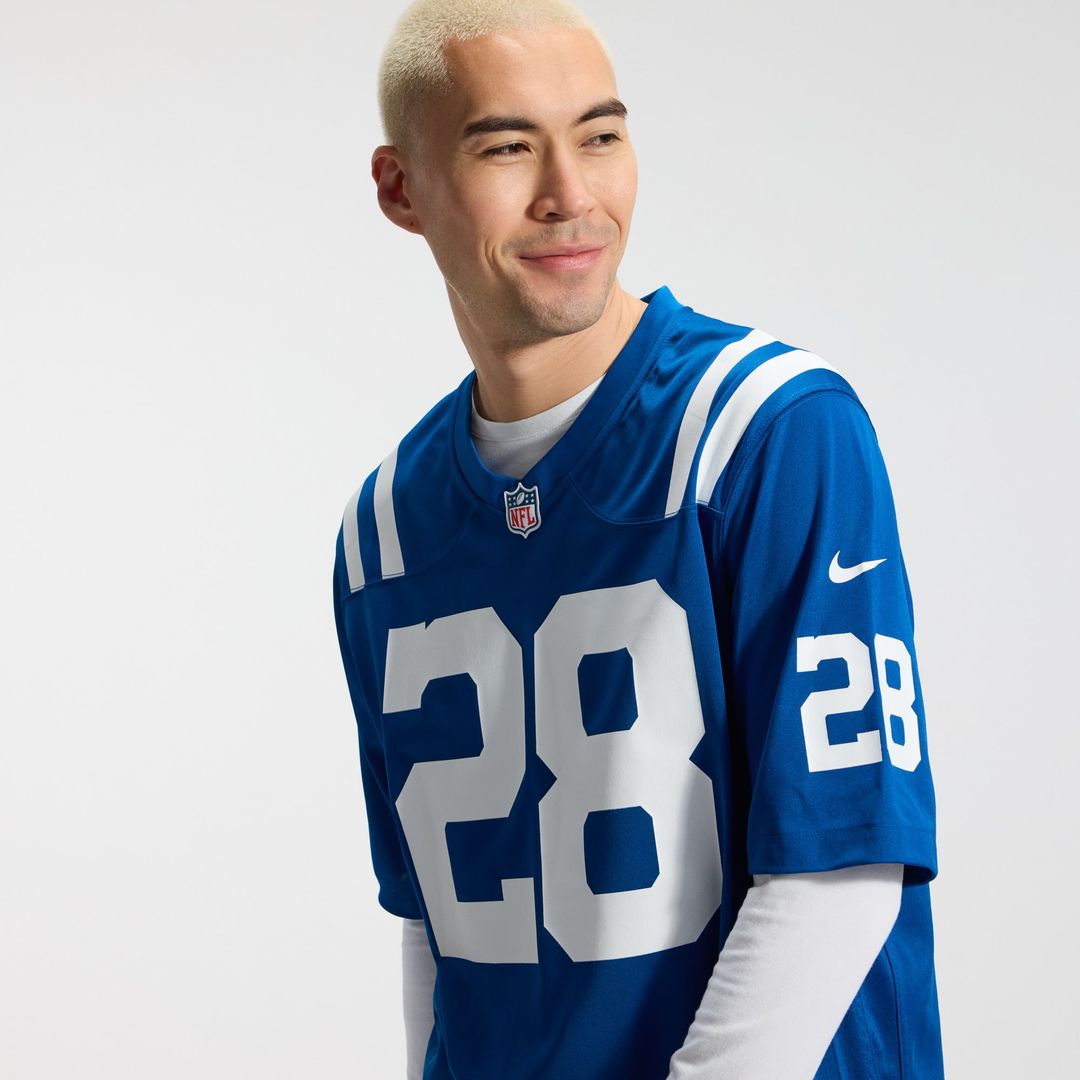 Men's Indianapolis Colts Jonathan Taylor Nike Royal Player product image 10