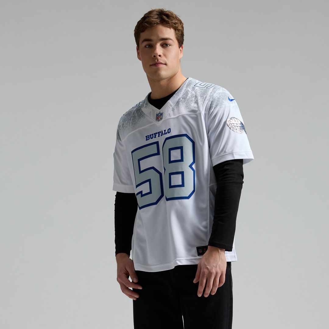 Men's Buffalo Bills Matt Milano Nike White Rivalries product image 6