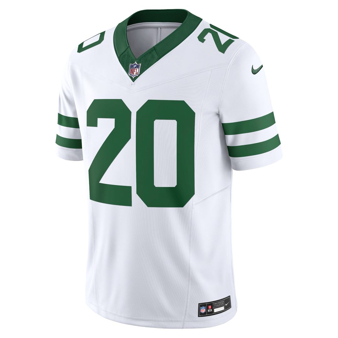 Men's New York Jets Breece Hall Nike Legacy White Vapor product image 2